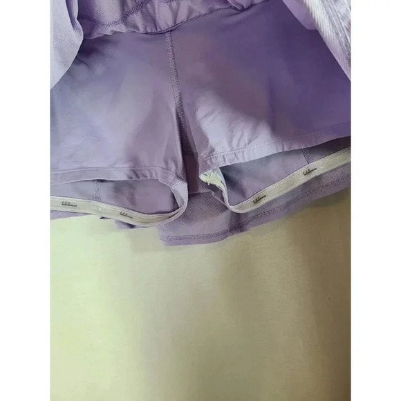 Lululemon Run- Nothing to Hide Mini Skirt-Lilac Size 10- RARE - Picture 5 of 8